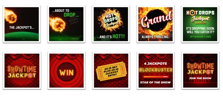 Jackpot Available on any slot game